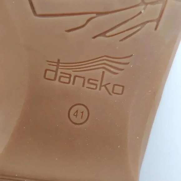 Women's DANSKO Vintage Comfort Wedge Heeled Leather Open Toe Sandals SZ 41 - Picture 12 of 14